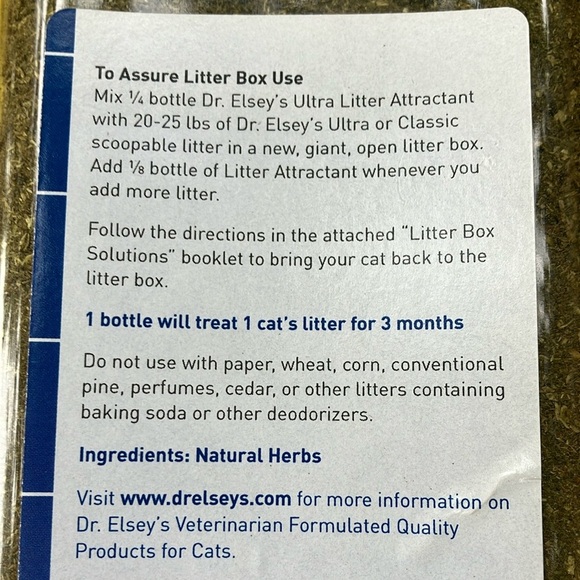 Organic catnip & Dr. Elsey's Ultra Litter Attractant - Picture 8 of 15